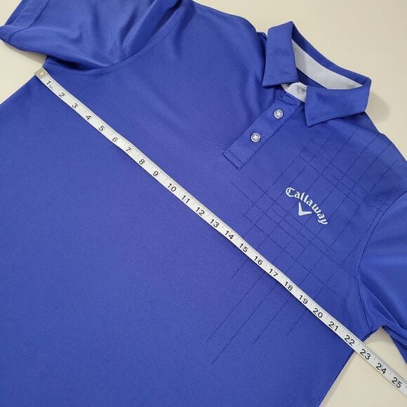 Callaway Men's Royal Blue Short Sleeve Golf Polo - Picture 3 of 13